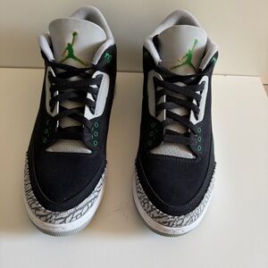 Jordan brand Black and Green Sneakers